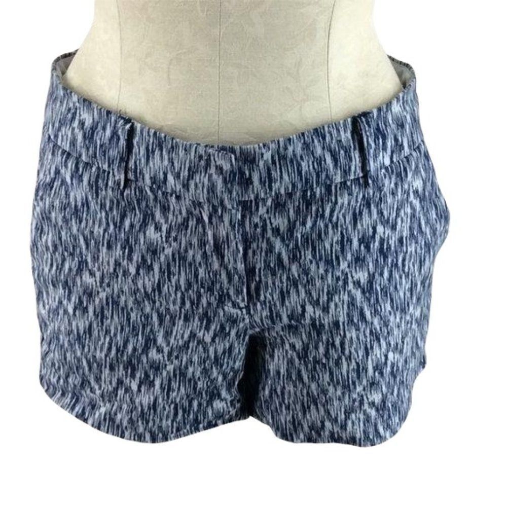 Willi Smith casual blue white Sz 4 dress shorts